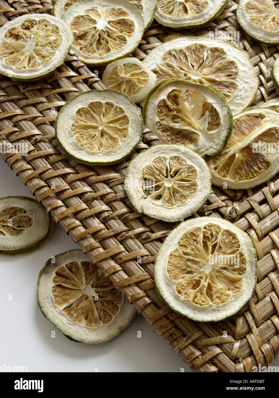 Limette (Citrus latifolia) Stockfoto