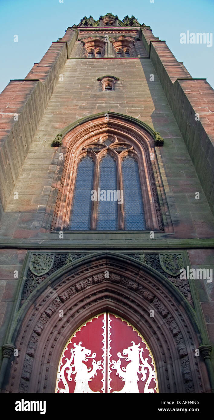 St Giles Cheadle Staffordshire England UK entworfen von einem W N Pugin Stockfoto