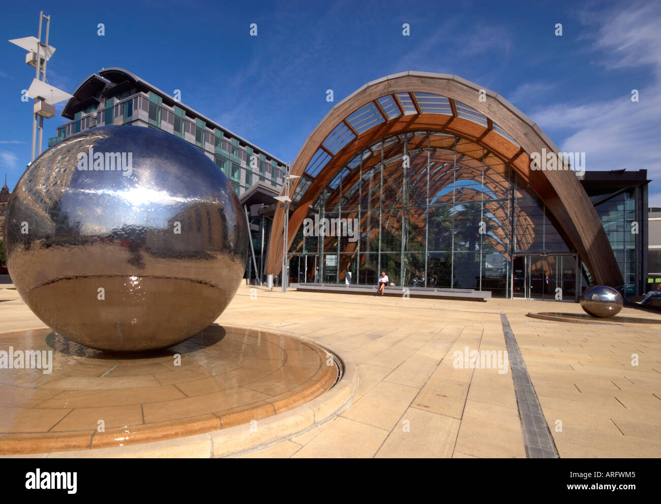 "Millennium Square" in Sheffield "Great Britain" Stockfoto
