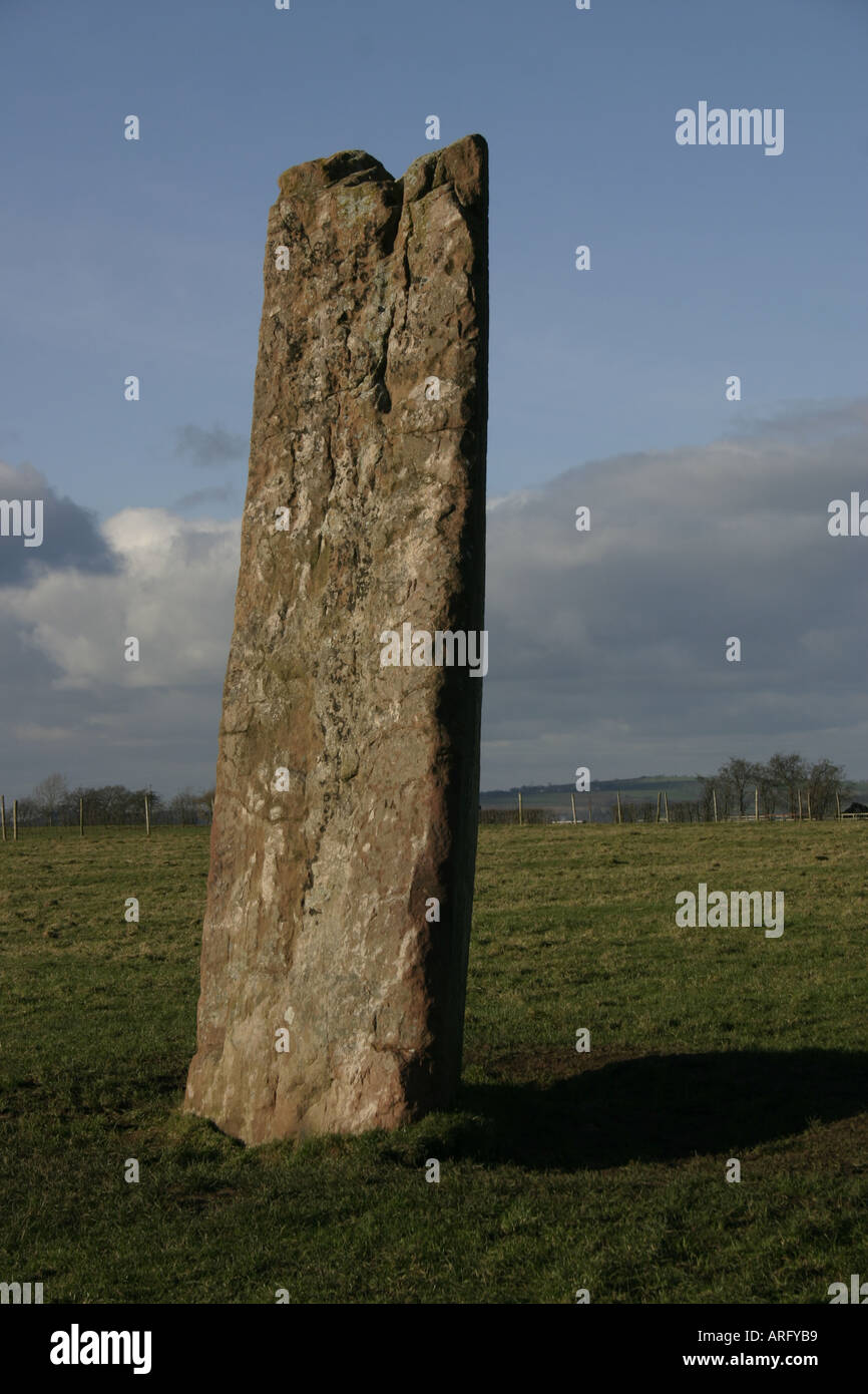 Lange Meg und ihre Töchter Standing Stones, Cumbria Stockfoto