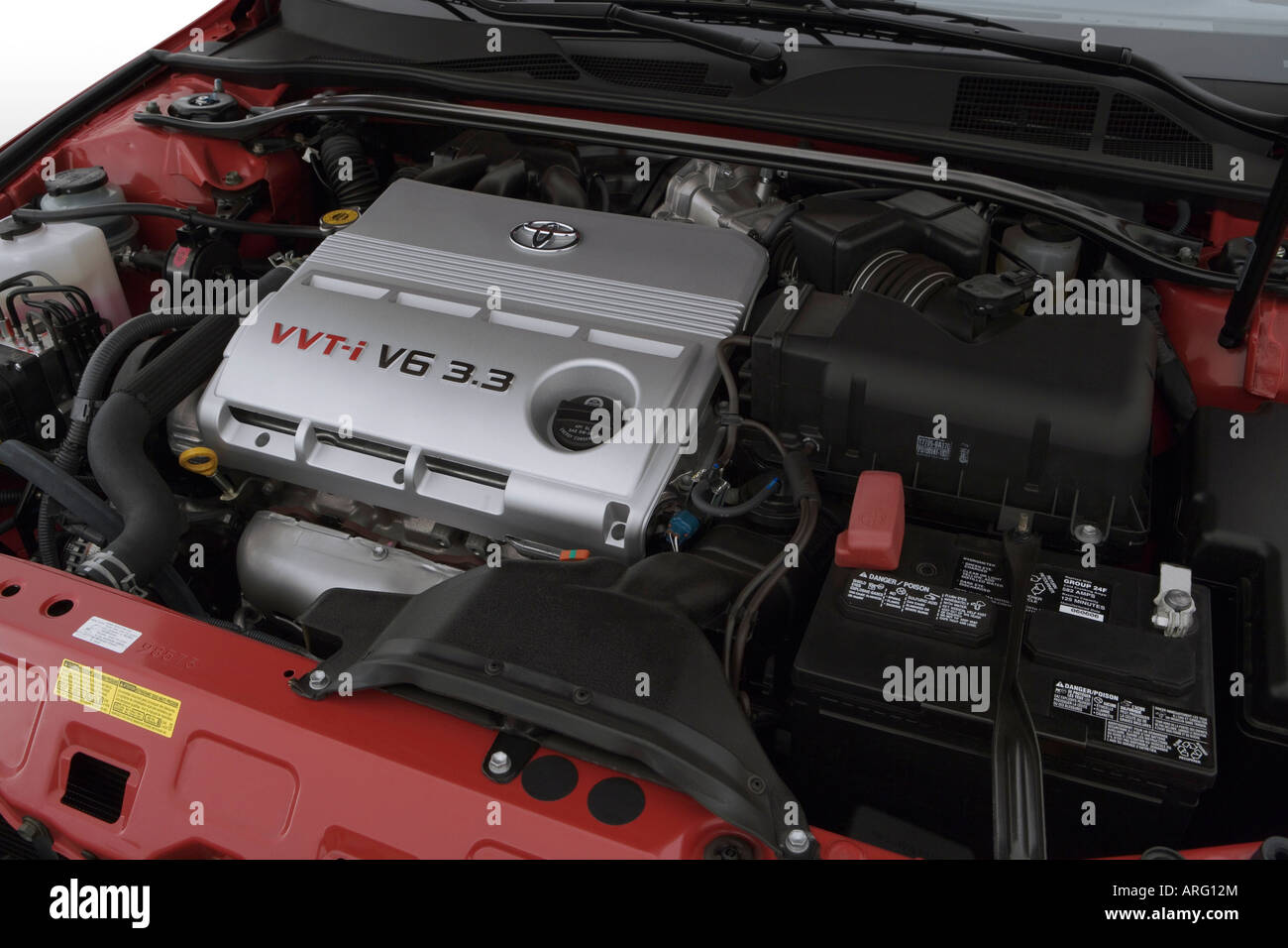 2007 Toyota Camry Solara SLE in rot - Motor Stockfoto