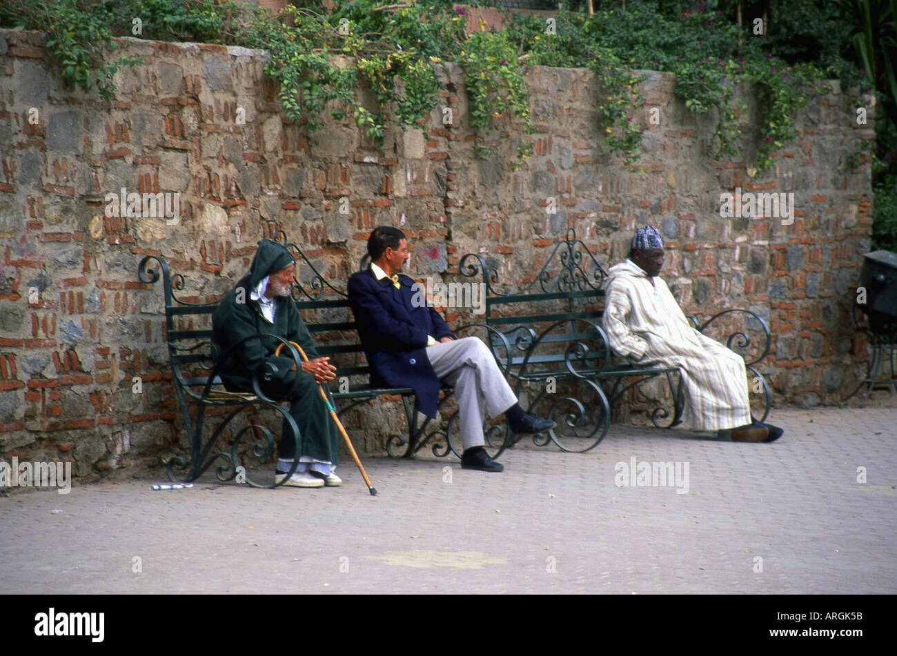 Marrakesch Marrakesch rot Stadt südwestlichen Marokko Maghreb maghrebinischen Berber arabische arabische marokkanische Nordafrika Stockfoto