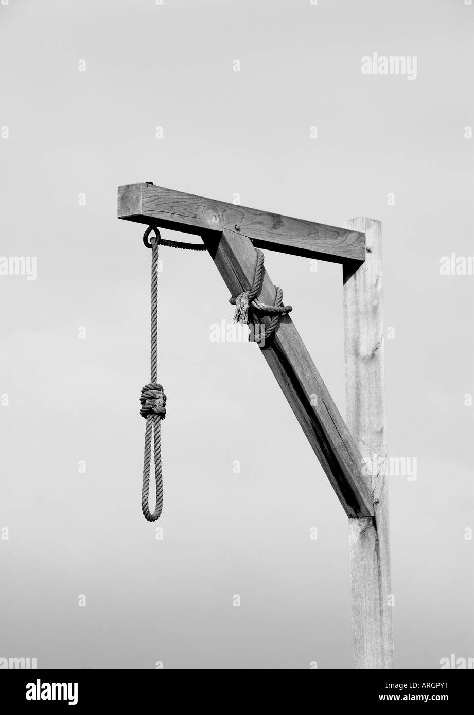 Die hängenden Galeere im Lager Natzweiler Struthof Stockfoto
