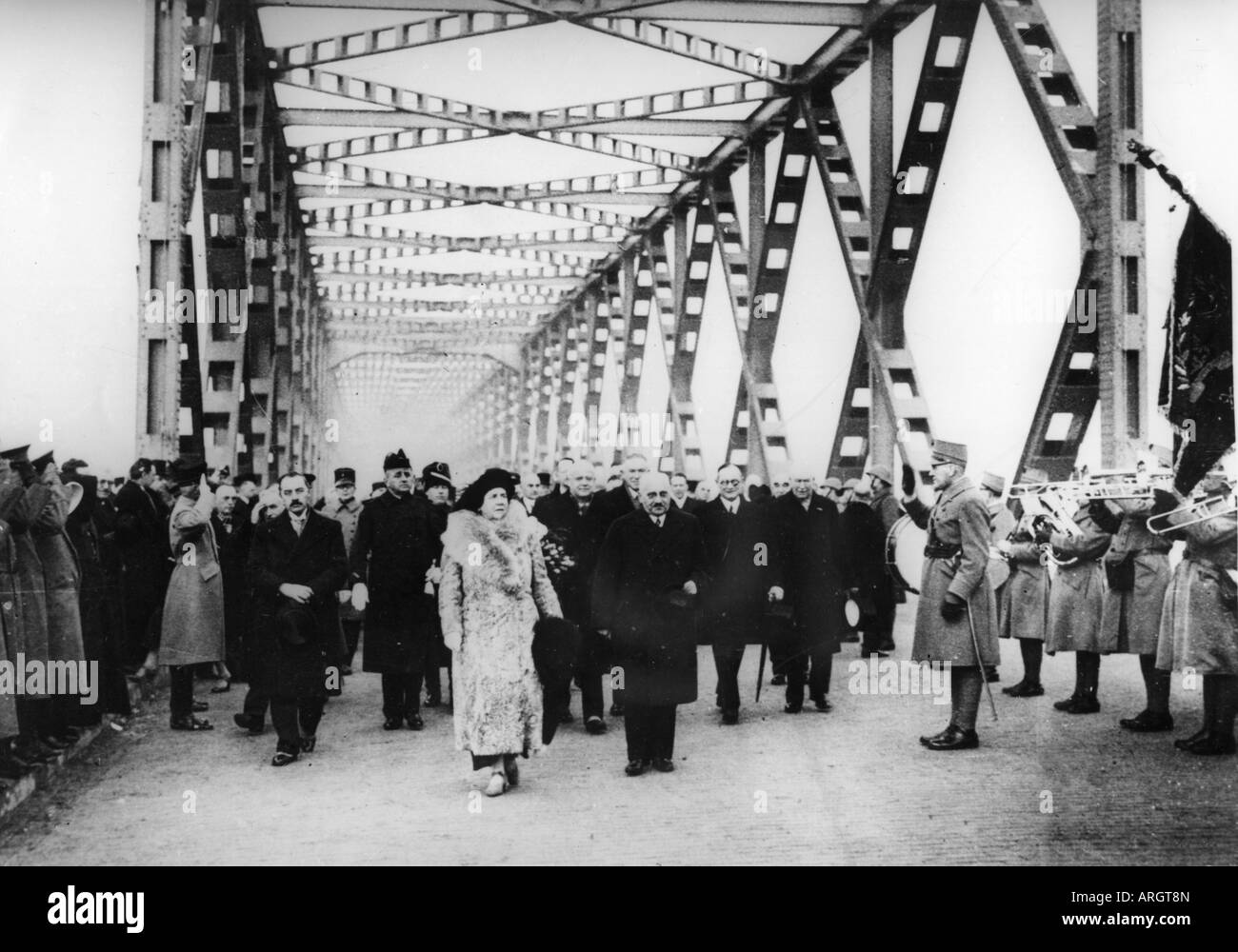 Wilhelmina, 31.8.1880 - 28.11.1962, Königin der Niederlande, öffentlicher Auftritt, Ende der 1930er Jahre, Stockfoto