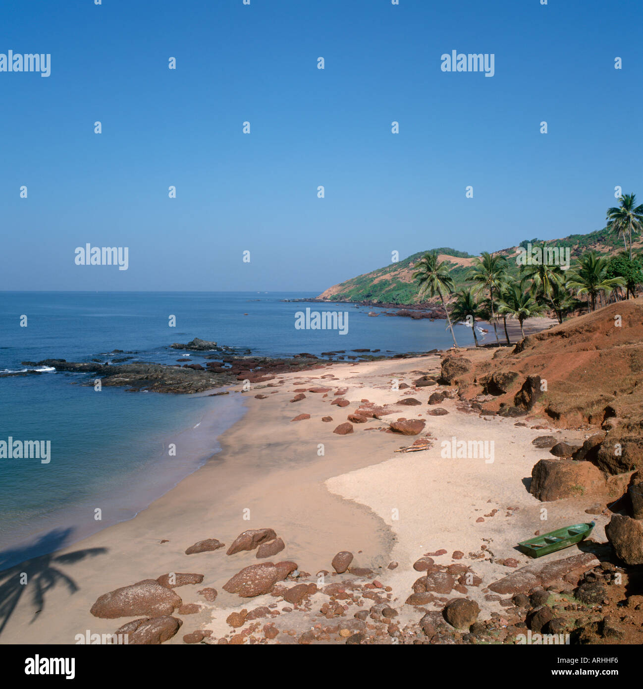 North Beach, Anjuna, Goa, Goa, Indien Stockfoto