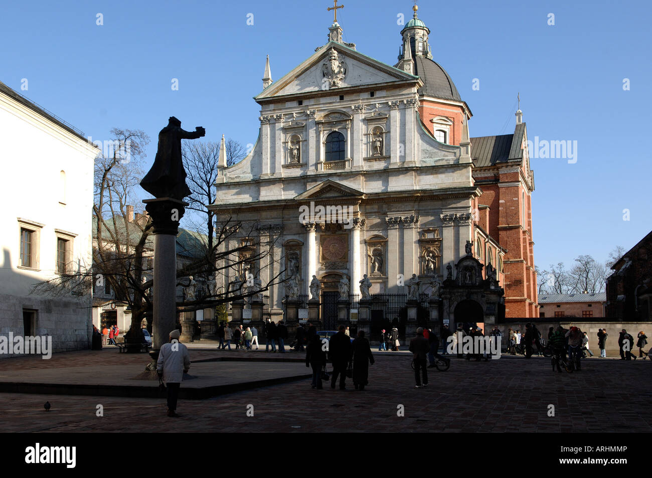 Kirche der Heiligen Peter und Paul - Platz Platz Magdaleny Stockfoto