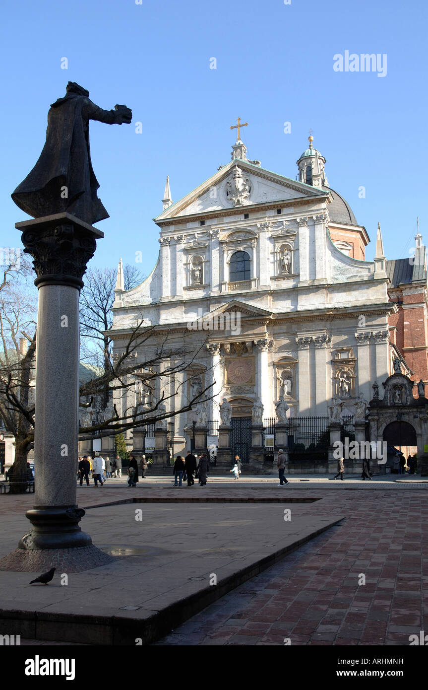 Kirche der Heiligen Peter und Paul - Platz Platz Magdaleny Stockfoto