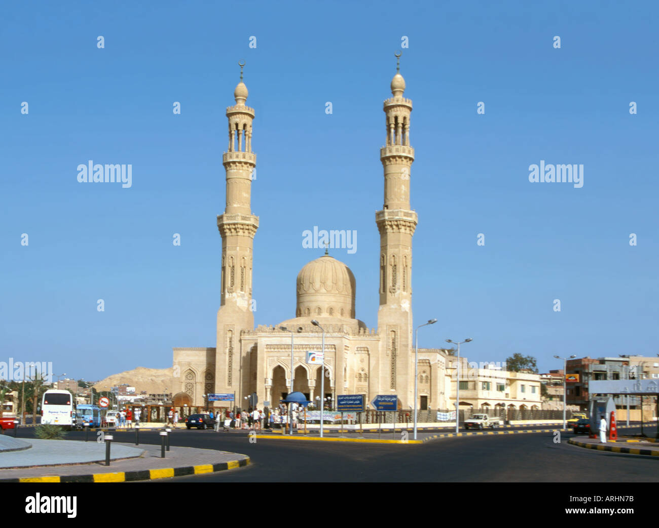 Moschee-Hurghada-Ägypten Stockfoto
