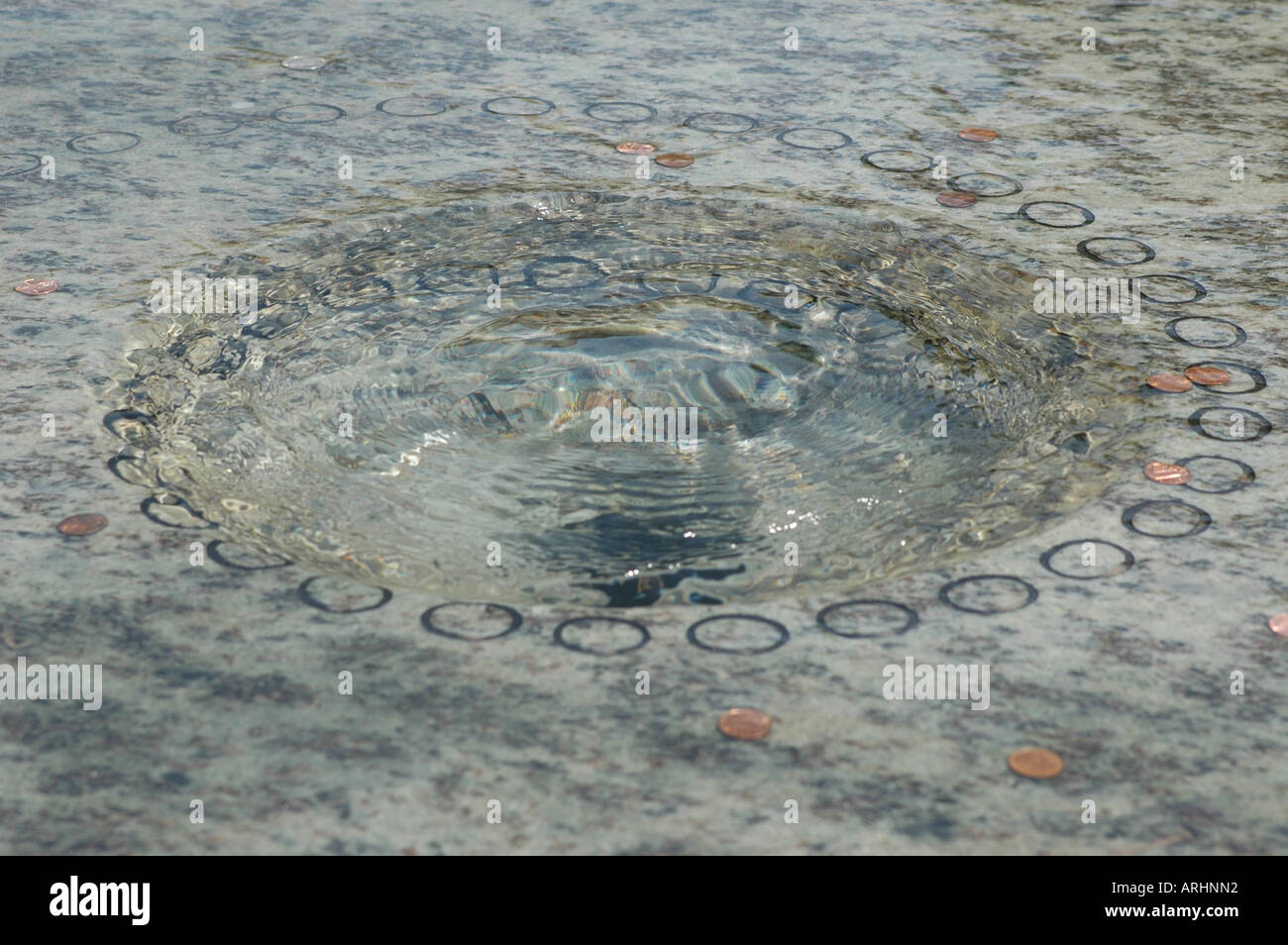 Details der Frauen s Tabelle entworfen von Maya Lin in Yale University 1993 New Haven Connecticut Stockfoto
