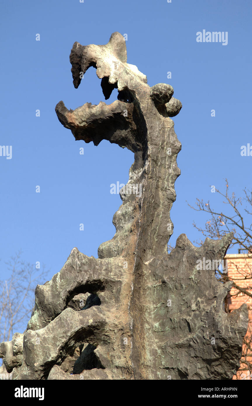 Wawel-Drachen Wawel Hügel Krakau Polen Stockfoto