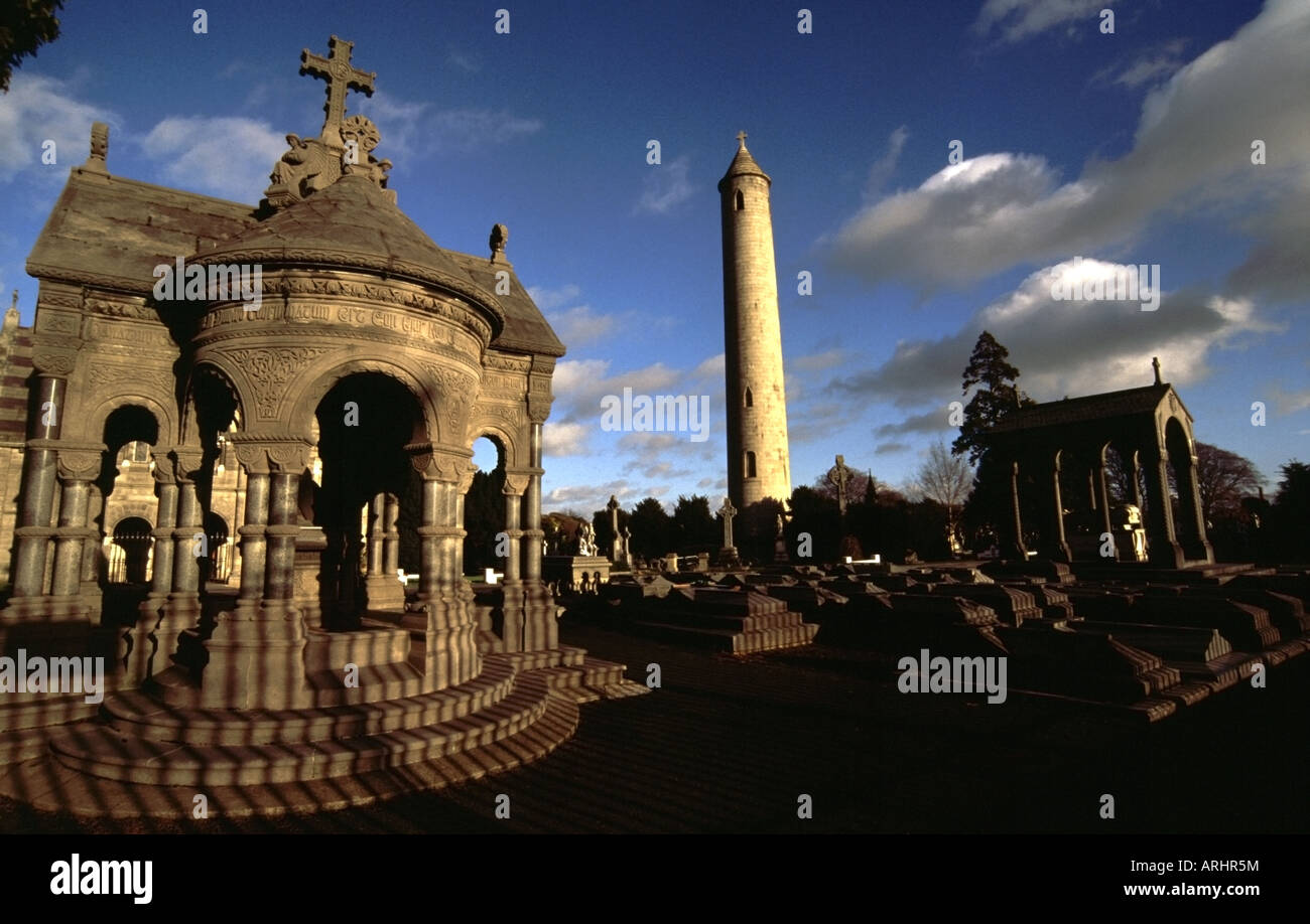 Glasnevin Cemetery Dublin Irland auch bekannt als Prospect Friedhof die Grabstätte vieler Irlands heros Stockfoto
