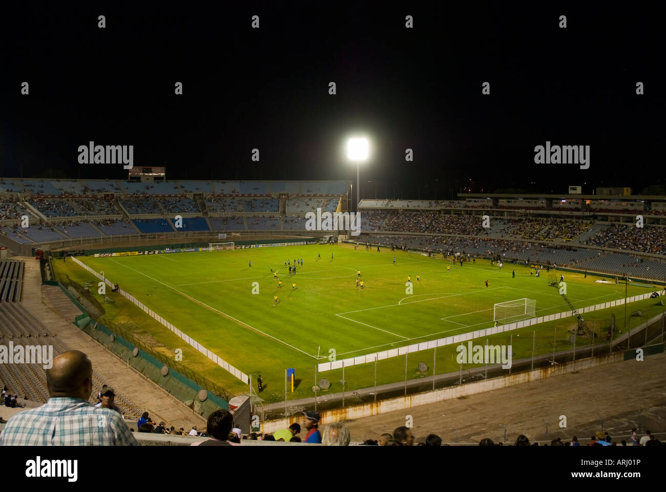 Centenario Stadium in Montevideo, Uruguay in Uruguay 2 X 2 Venezuela am 06 Februar 2008. Stockfoto