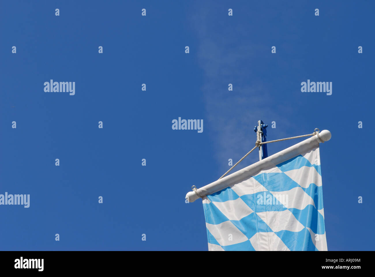 Bayerische Flagge Stockfoto