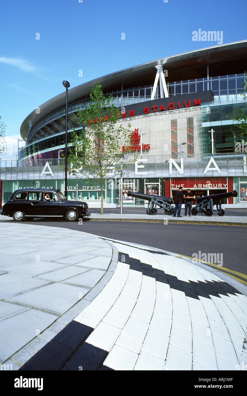 Das Arsenal Emirates Fußballstadion in London Stadt England UK dieses Foto wurde im September 2006 übernommen. Stockfoto