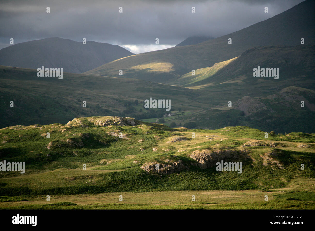 Birker fiel Seenplatte Stockfoto