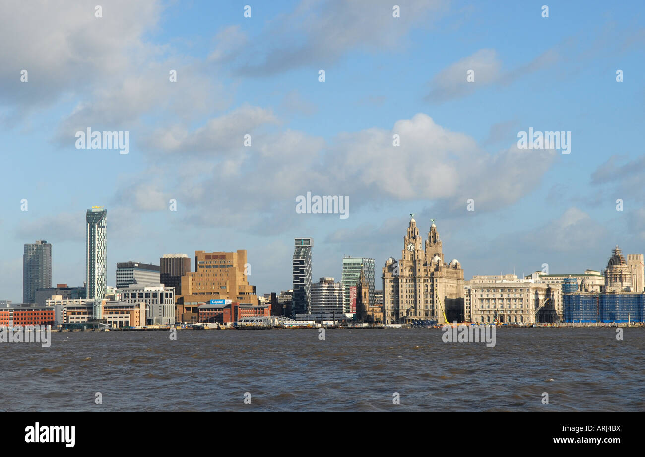 Fotograf Howard Barlow LIVERPOOL WATERFRONT Januar 2008 Stockfoto