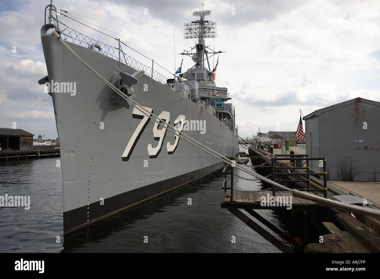 USS Cassin Young. Charlestown Navy Yard, Charlestown, Boston, Massachusetts, Neuengland, USA Stockfoto