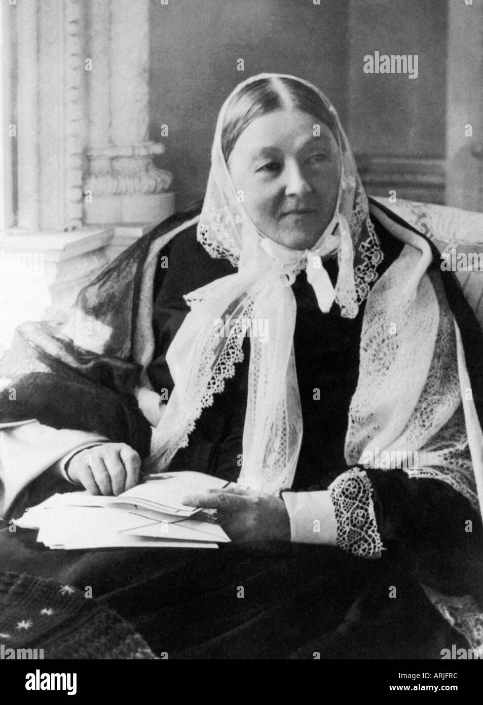 FLORENCE NIGHTINGALE (1820-1910) englische Krankenschwester und Krankenhaus-reformer Stockfoto