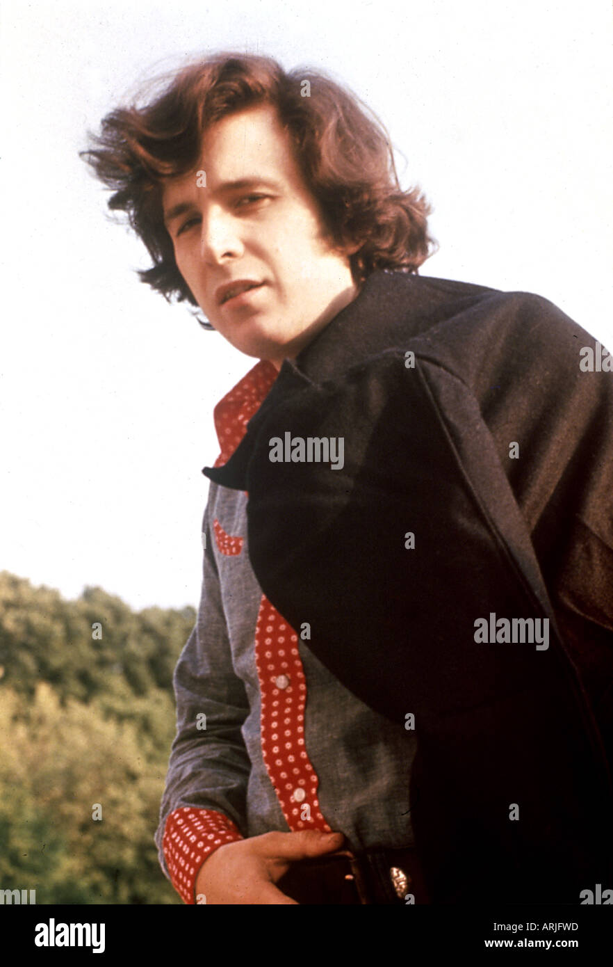 DON McLEAN U.S. Sänger 1972 als seinen Rekord von American Pie ein Hit weltweit war Stockfoto