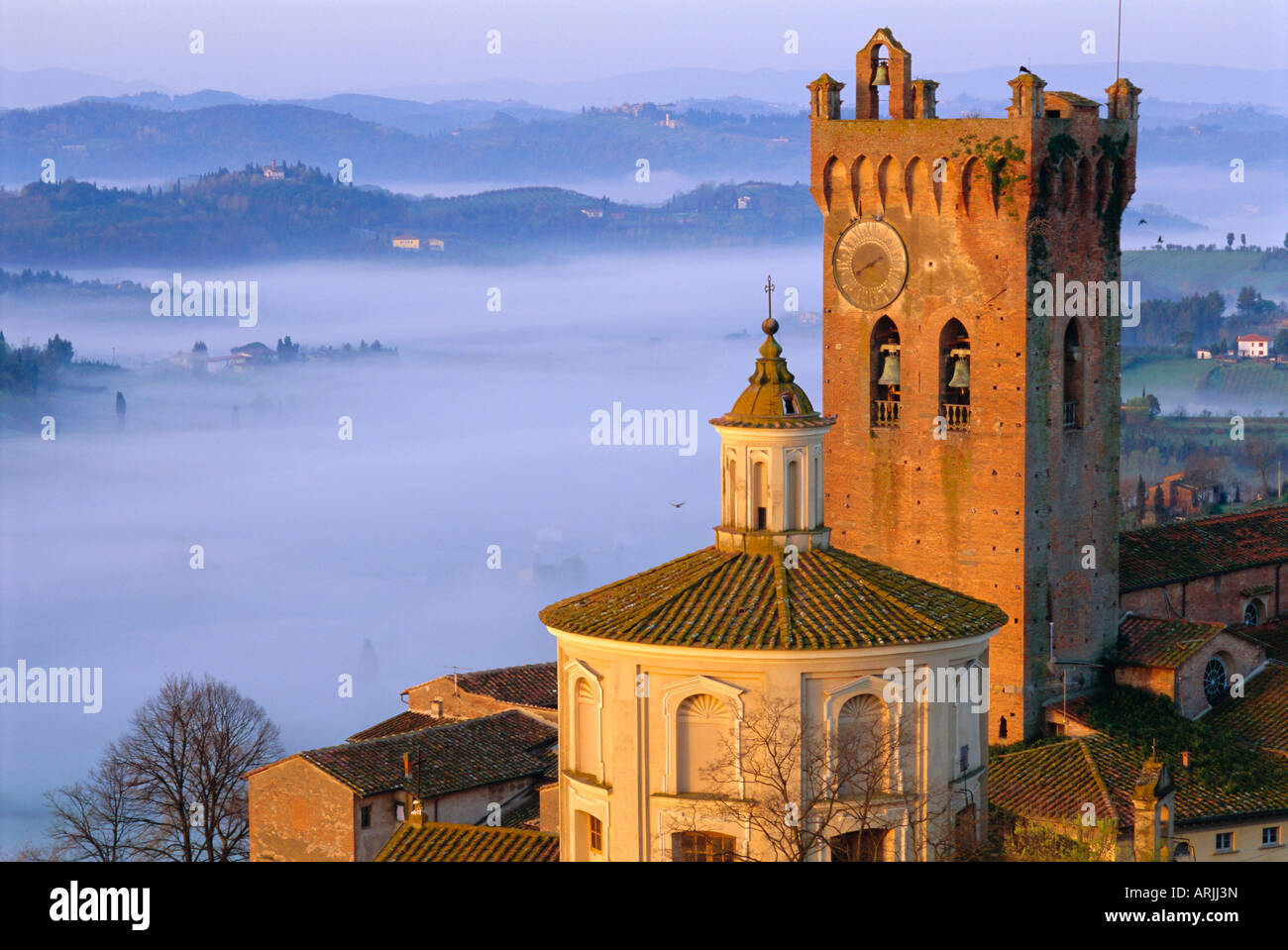 San Miniato, Toskana, Italien Stockfoto