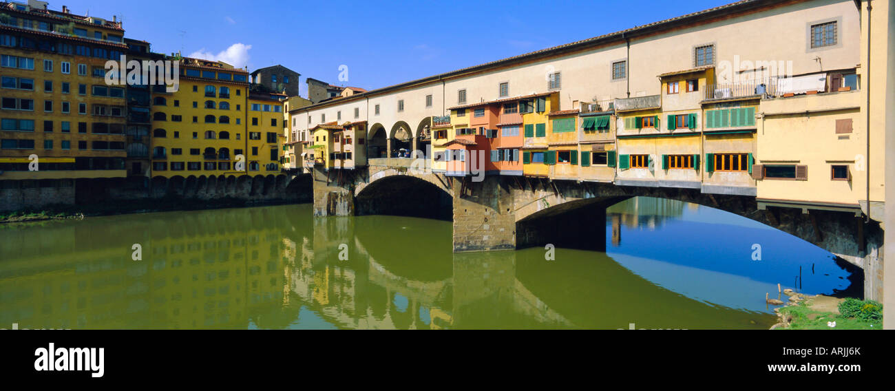 Ponte Vecchio, Florenz, Toskana, Italien Stockfoto