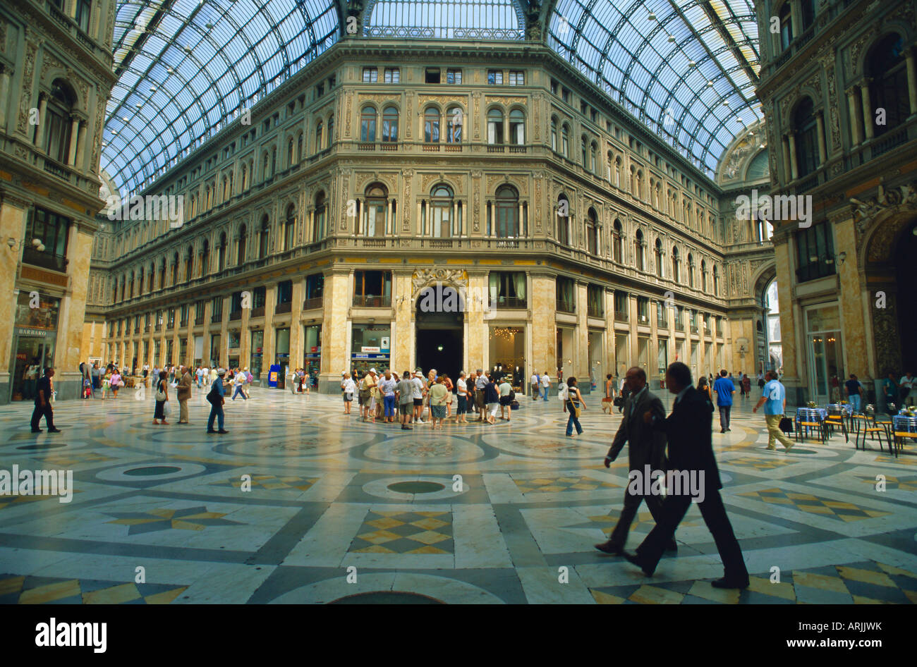 Galerie Umberto I, Neapel, Kampanien, Italien Stockfoto