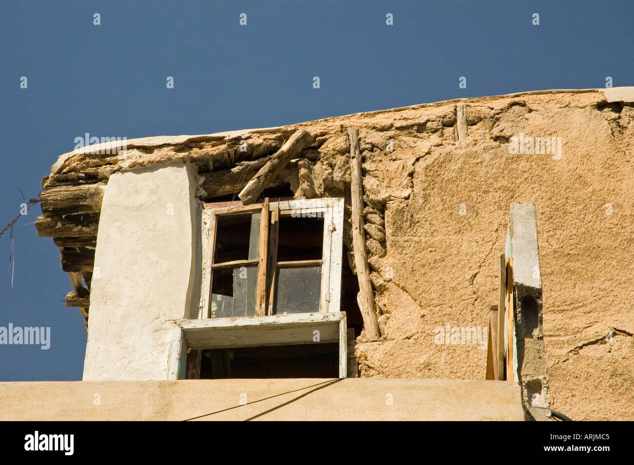 Typische heruntergekommen Wohnungen in Damaskus, Syrien, Naher Osten. DSC 5578 Stockfoto