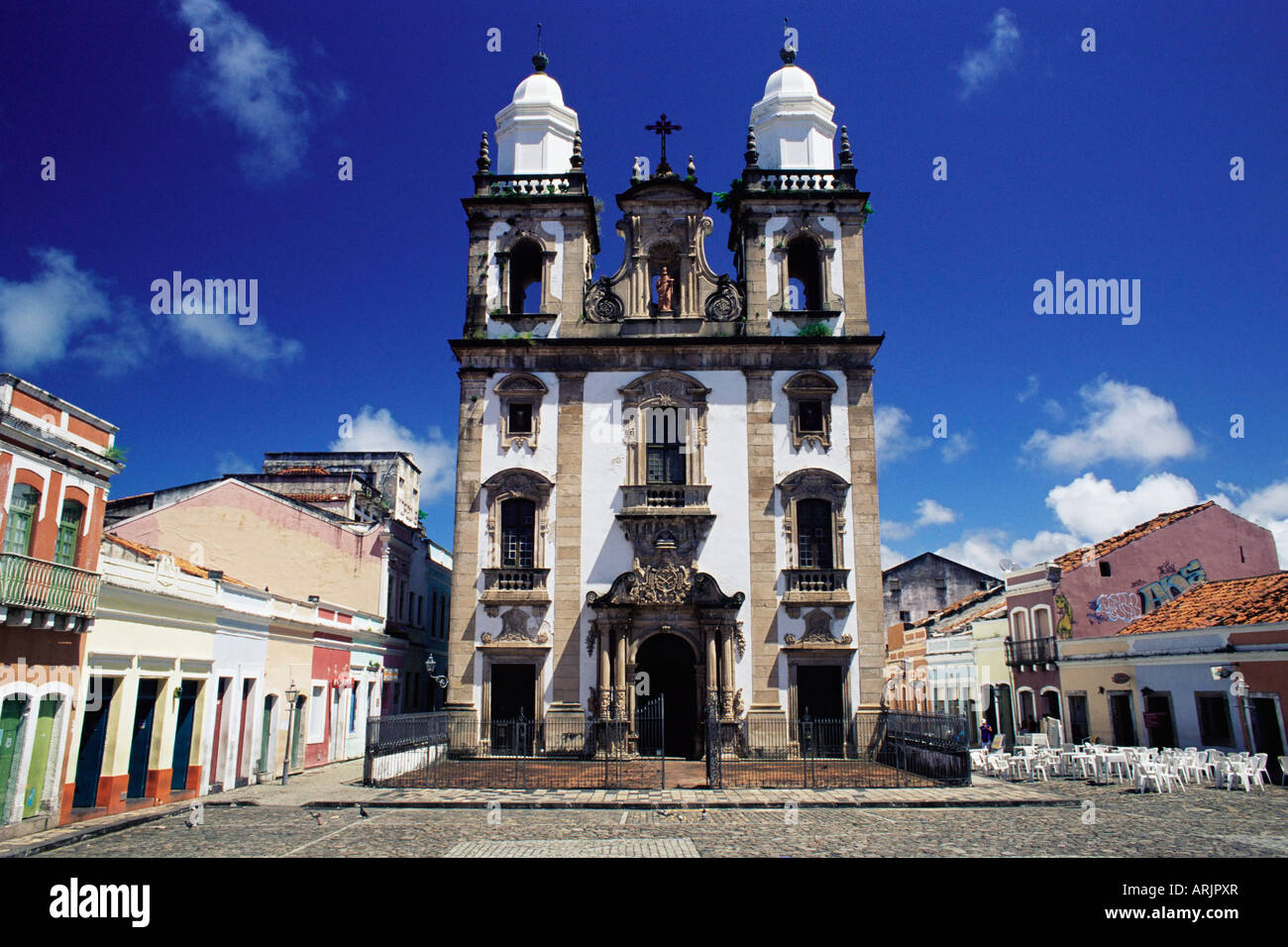 Catedral de São Pedro Dos Clerigos, einer portugiesischen kolonialen Barockkirche, Recife, pro Brasilien, Südamerika Stockfoto