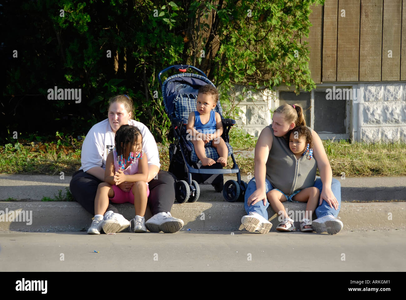 Watchers Detroit Michigan Parade Stockfoto