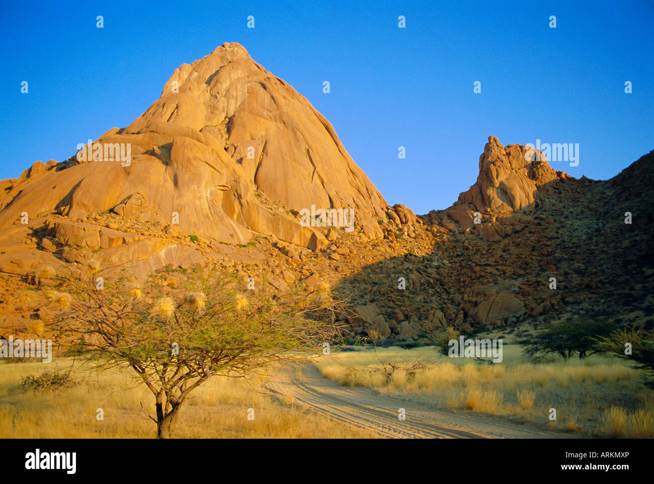 Spitzkoppe, das Matterhorn von Namibia Afrika Stockfoto