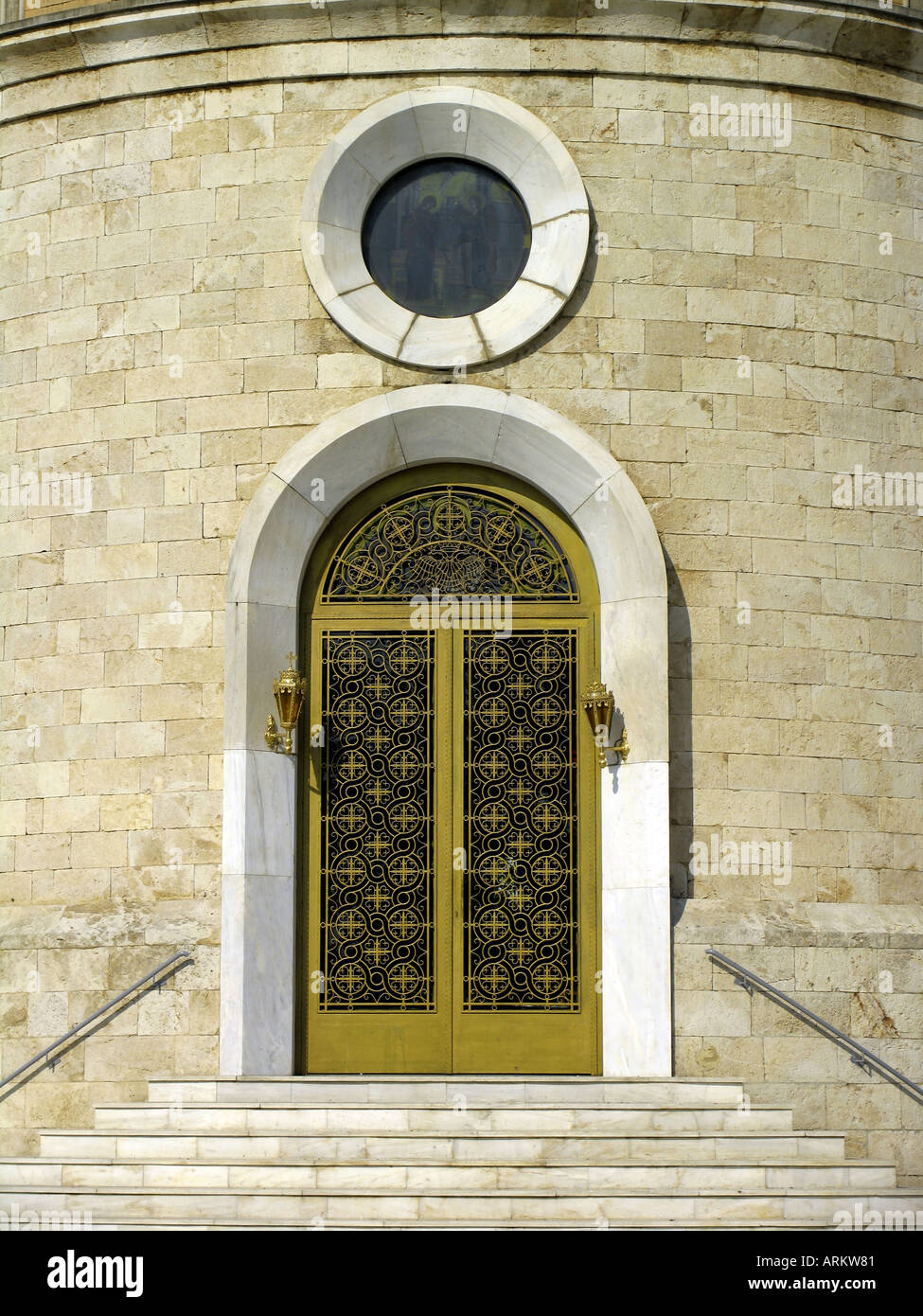 Die Kirche des Heiligen Konstantin und Eleni, Glyfada, Athen, Griechenland, Europee. Stockfoto