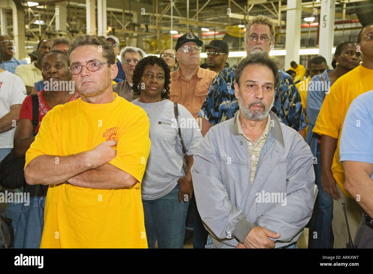 DaimlerChrysler Sterlinghöhen Montagewerk Stockfoto