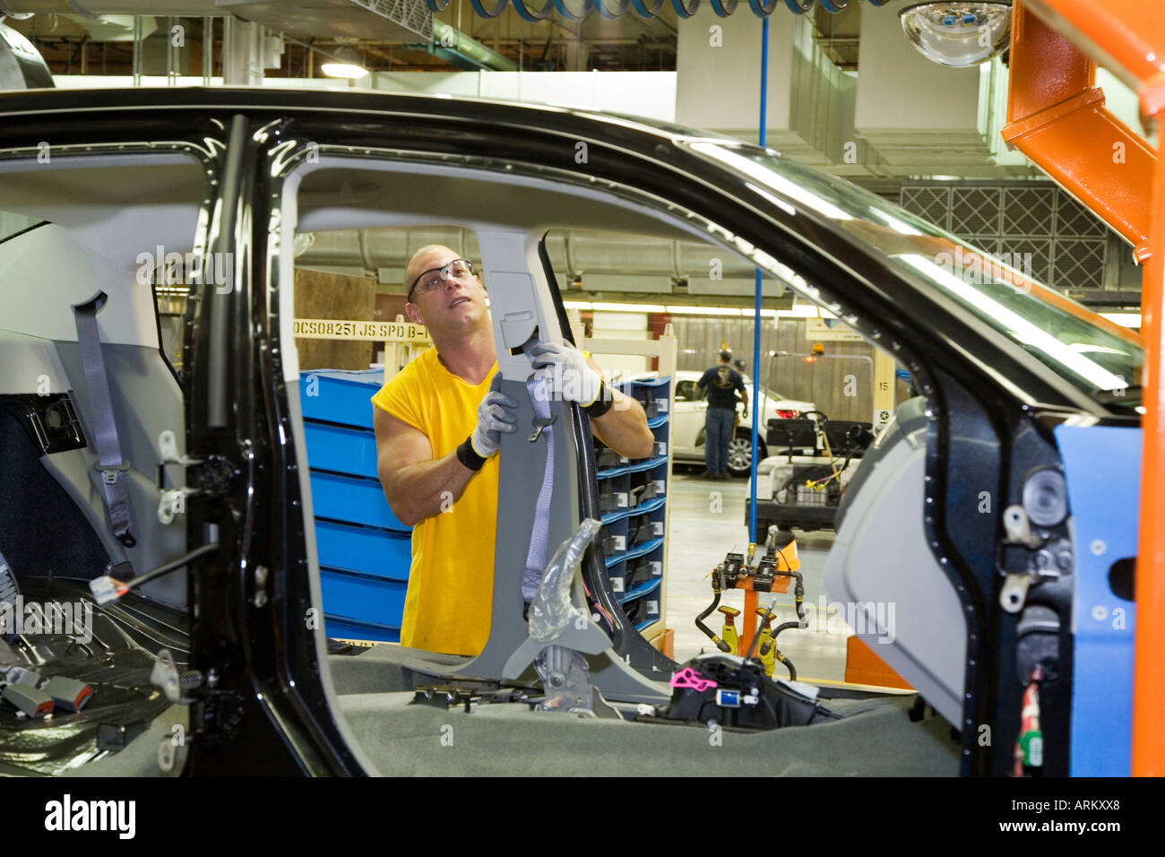 DaimlerChrysler Sterlinghöhen Montagewerk Stockfoto