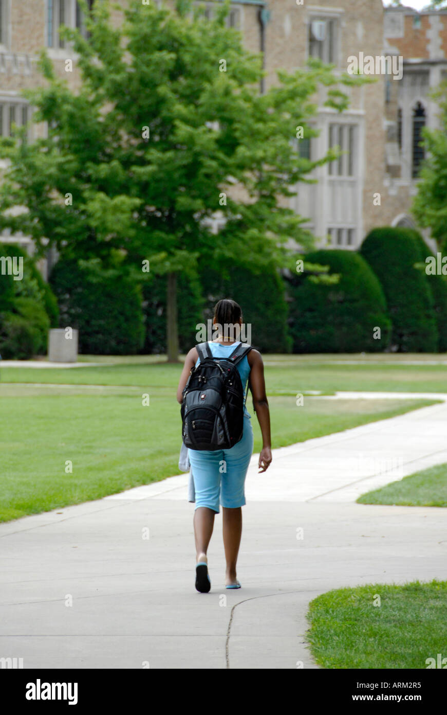 Ethnische studentische Aktivitäten auf dem Campus der University of Notre Dame in South Bend, Indiana IN Stockfoto