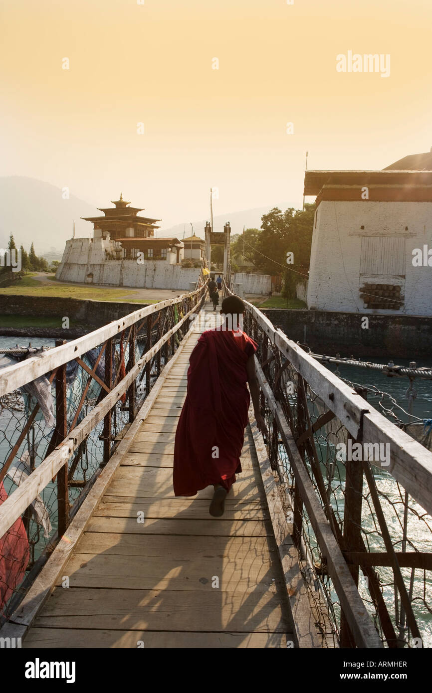 Punakha Dzong, Punakha, Bhutan, Asien Stockfoto