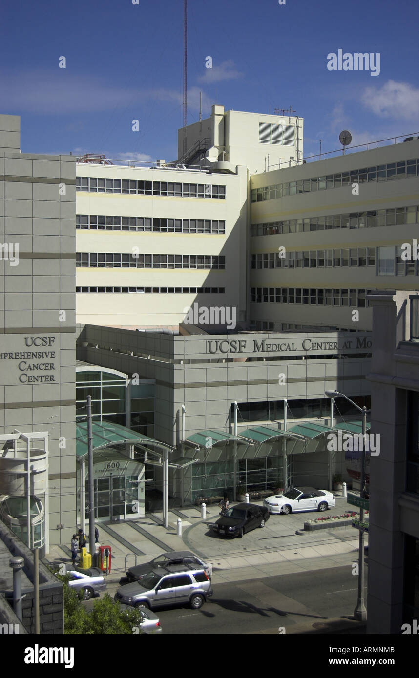 Mt Zion Krebskrankenhaus betrieben von der University of California San Francisco CA USA Stockfoto
