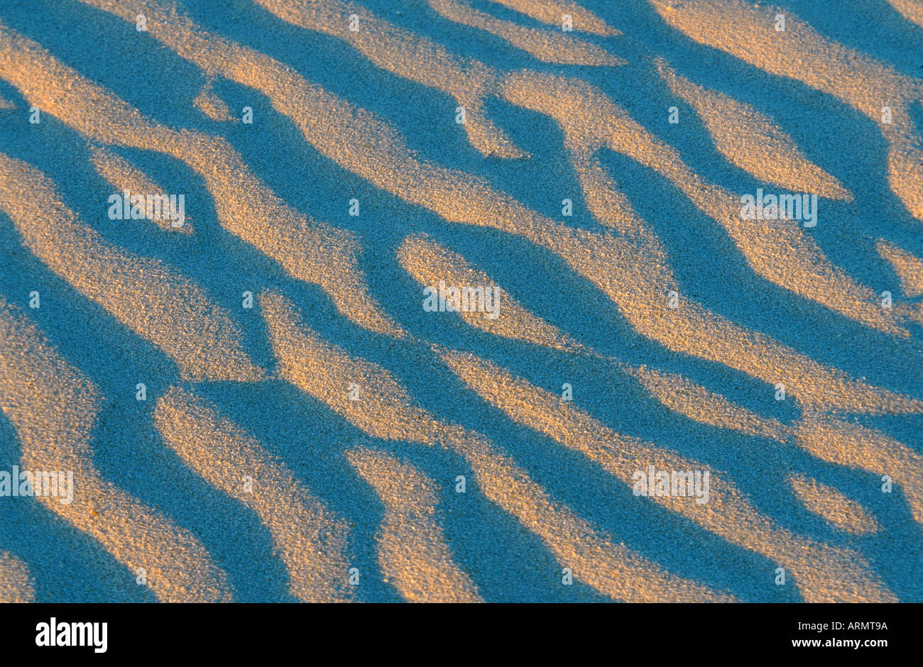 Sand-Strukturen, Deutschland Stockfoto