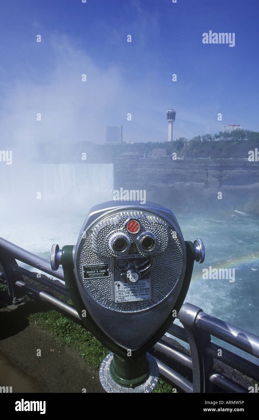 American Falls und Viewscope, Niagara Falls, Ontario, Kanada. Stockfoto