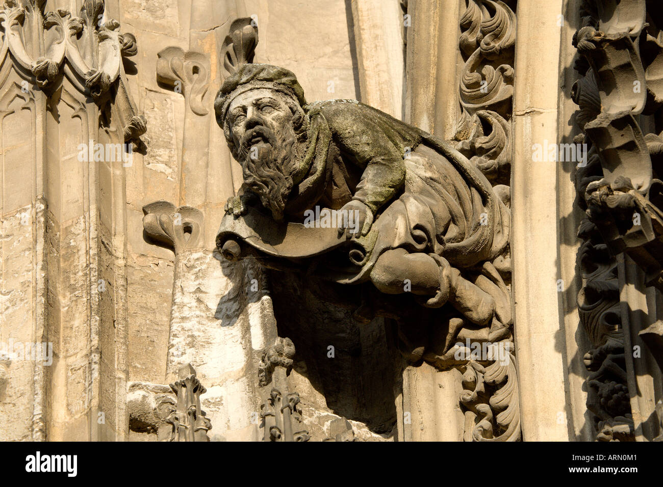 Wasserspeier Statue, Pt-de-l ' Arche, Frankreich Stockfoto