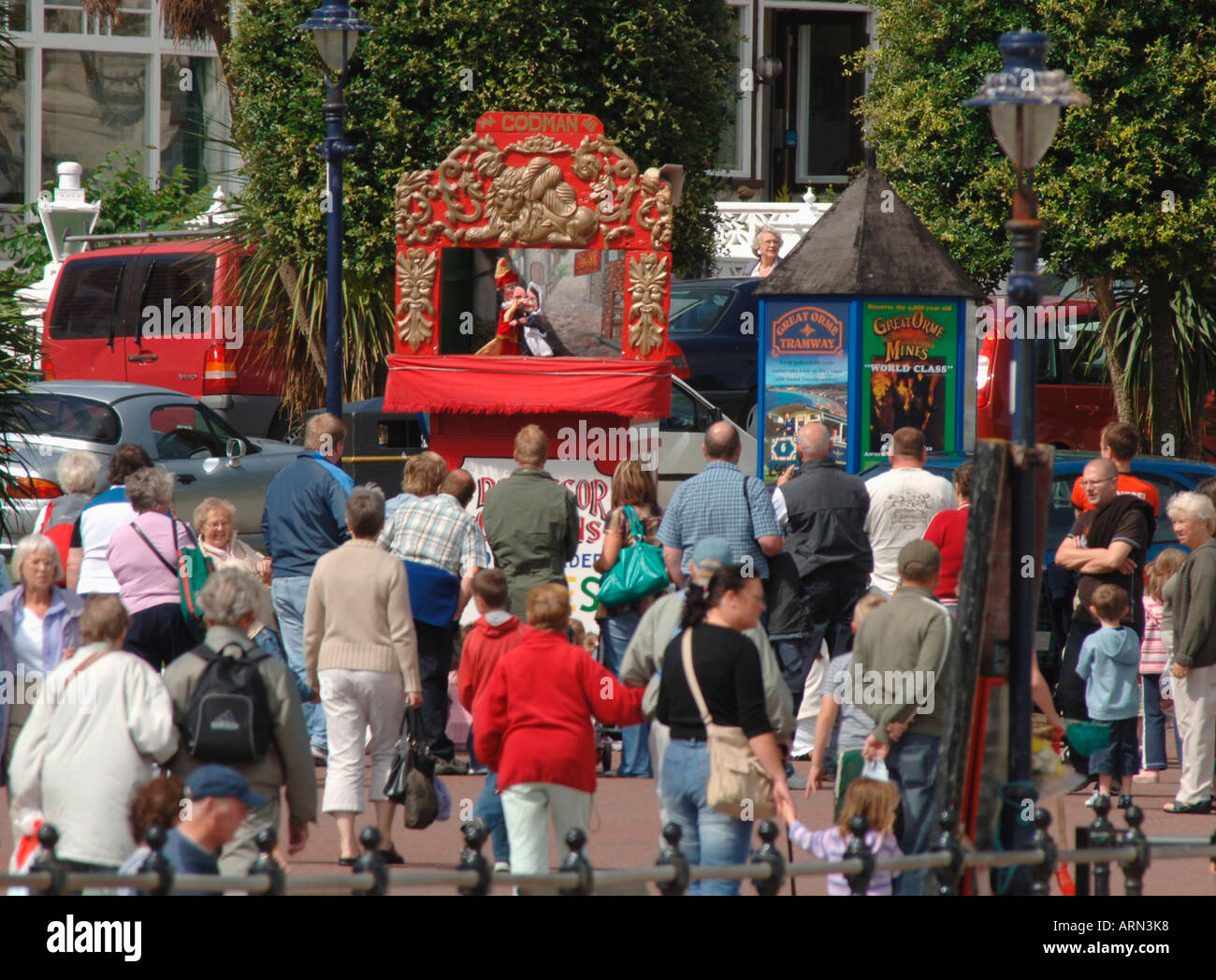 Punch & Judy Show Stockfoto