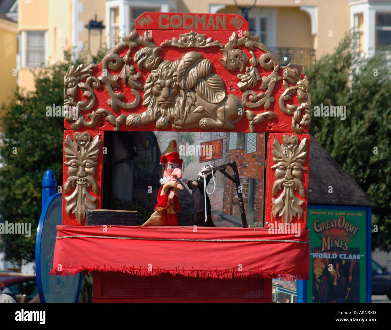 Punch & Judy Show Stockfoto