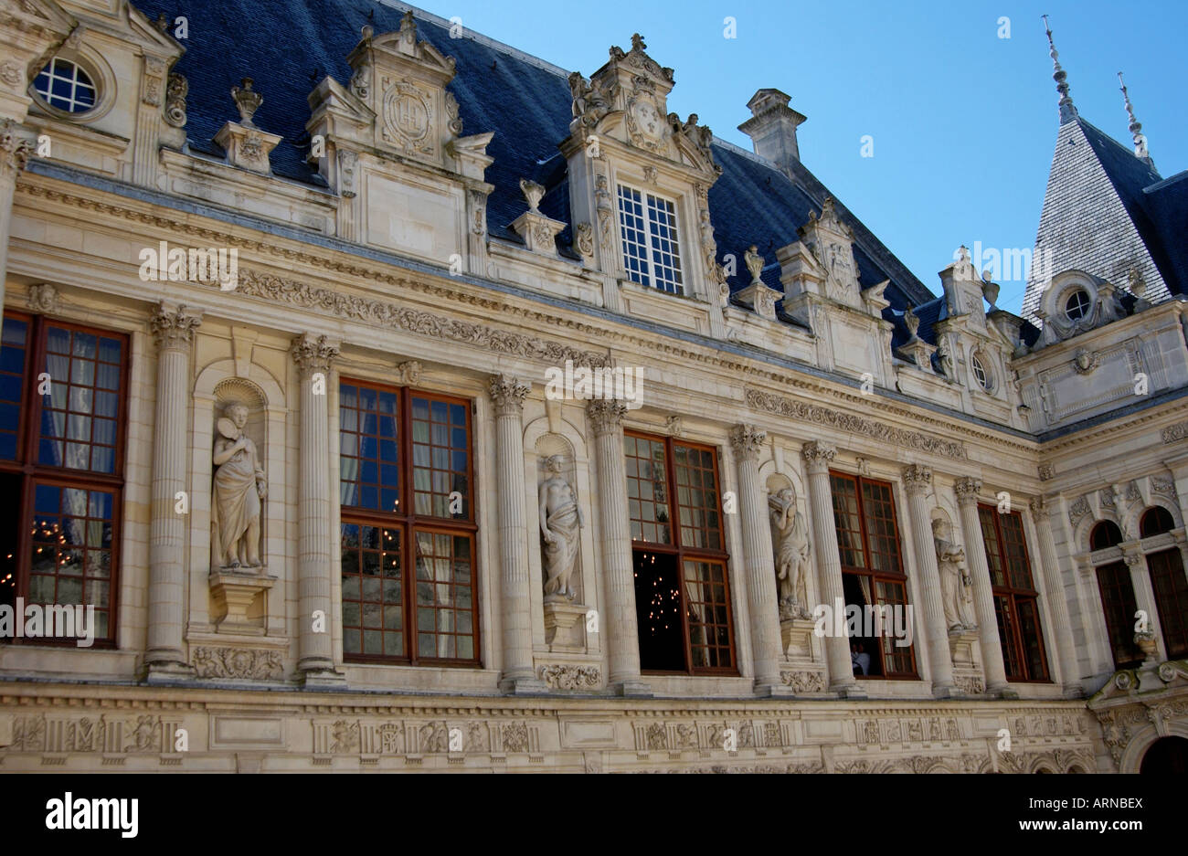 Rathaus in La Rochelle, Frankreich Stockfoto