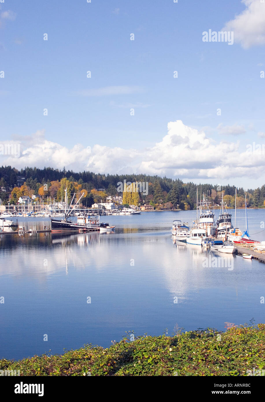 Gig Harbor Scenic Stockfoto