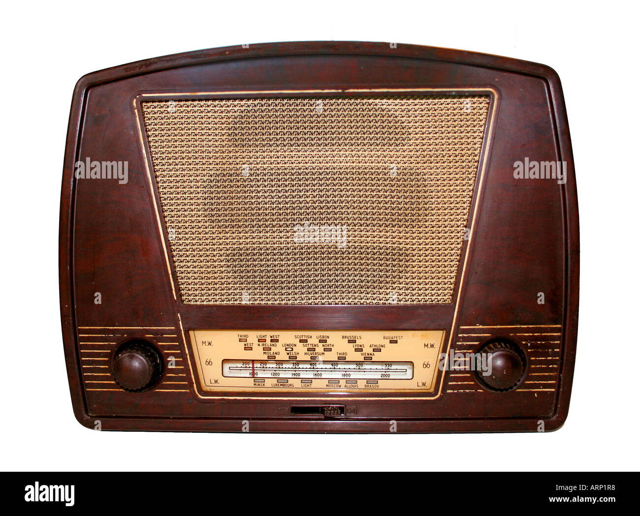 Radio der 1950er Jahre Stockfoto