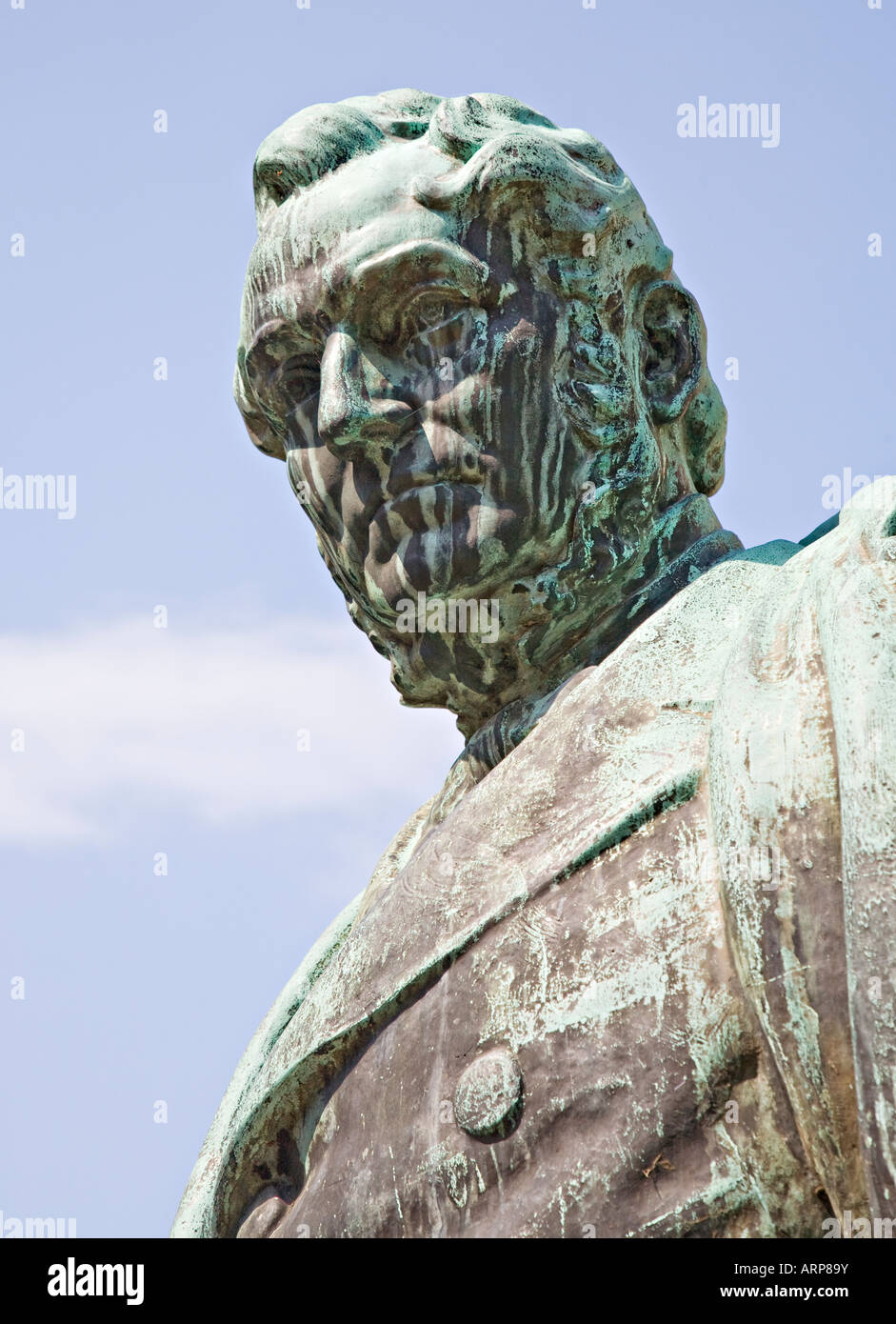 Statue der Robert Wilhelm Bunsen Heidelberg Deutschland Stockfoto