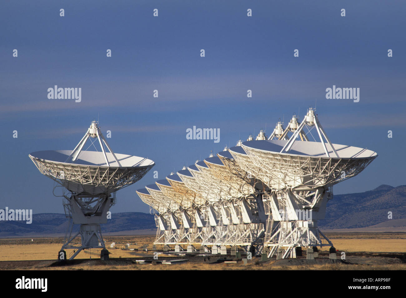 VLA Very Large Array-Radioteleskop National Radio Astronomy Observatory San Agustin Plain Soccorro neue Mexiko-USA Stockfoto