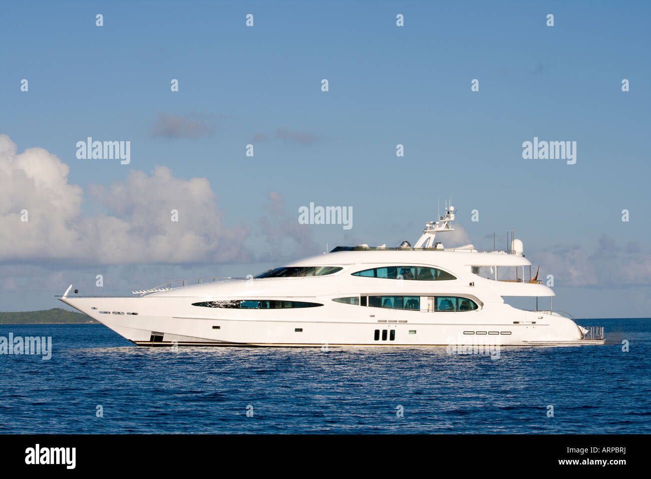 Luxus-yacht Stockfoto