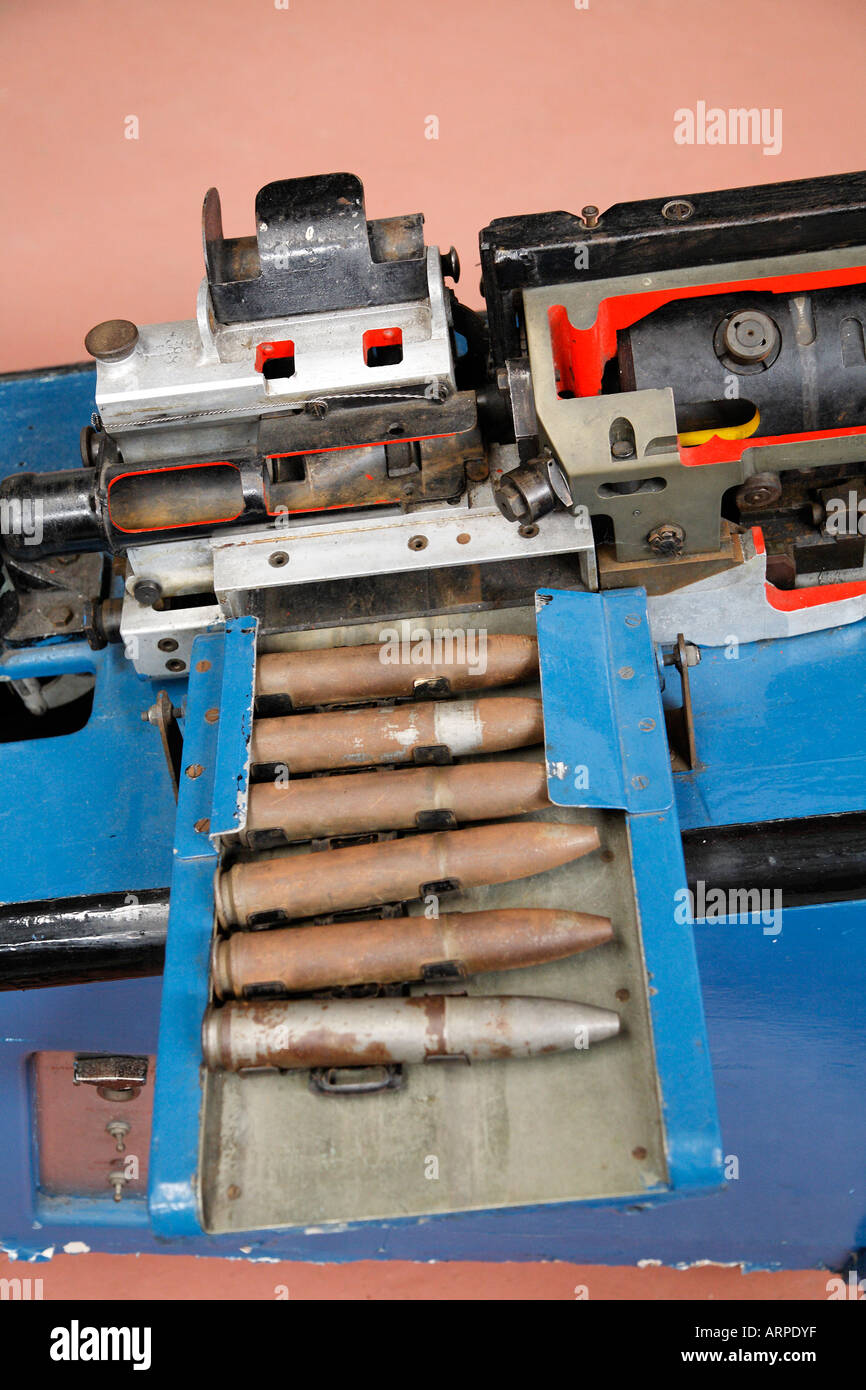 30mm Aden Kanone im Museum of Flight, East Fortune, East Lothian