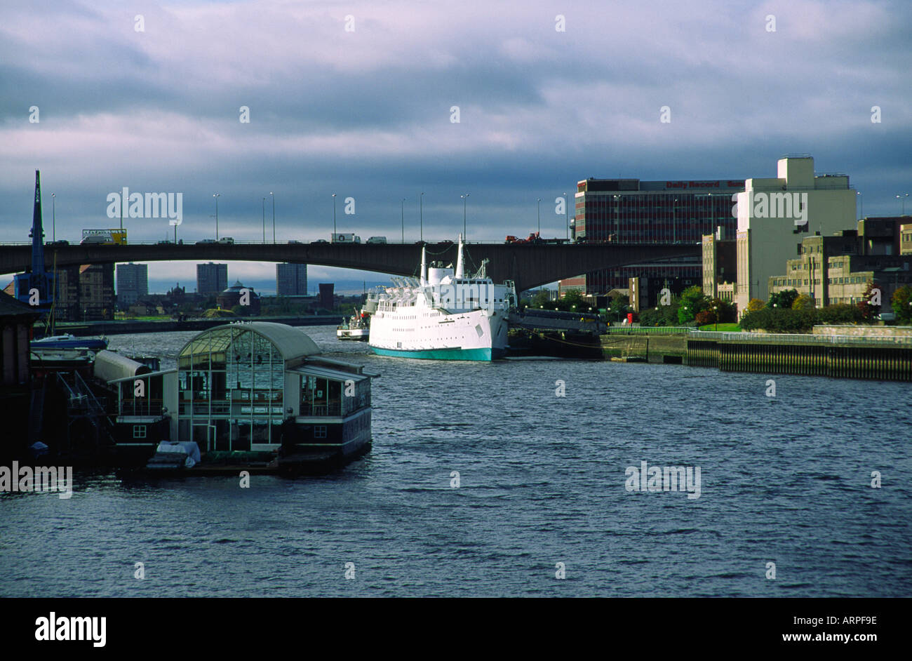 Fluss Clyde-Glasgow-Schottland Stockfoto