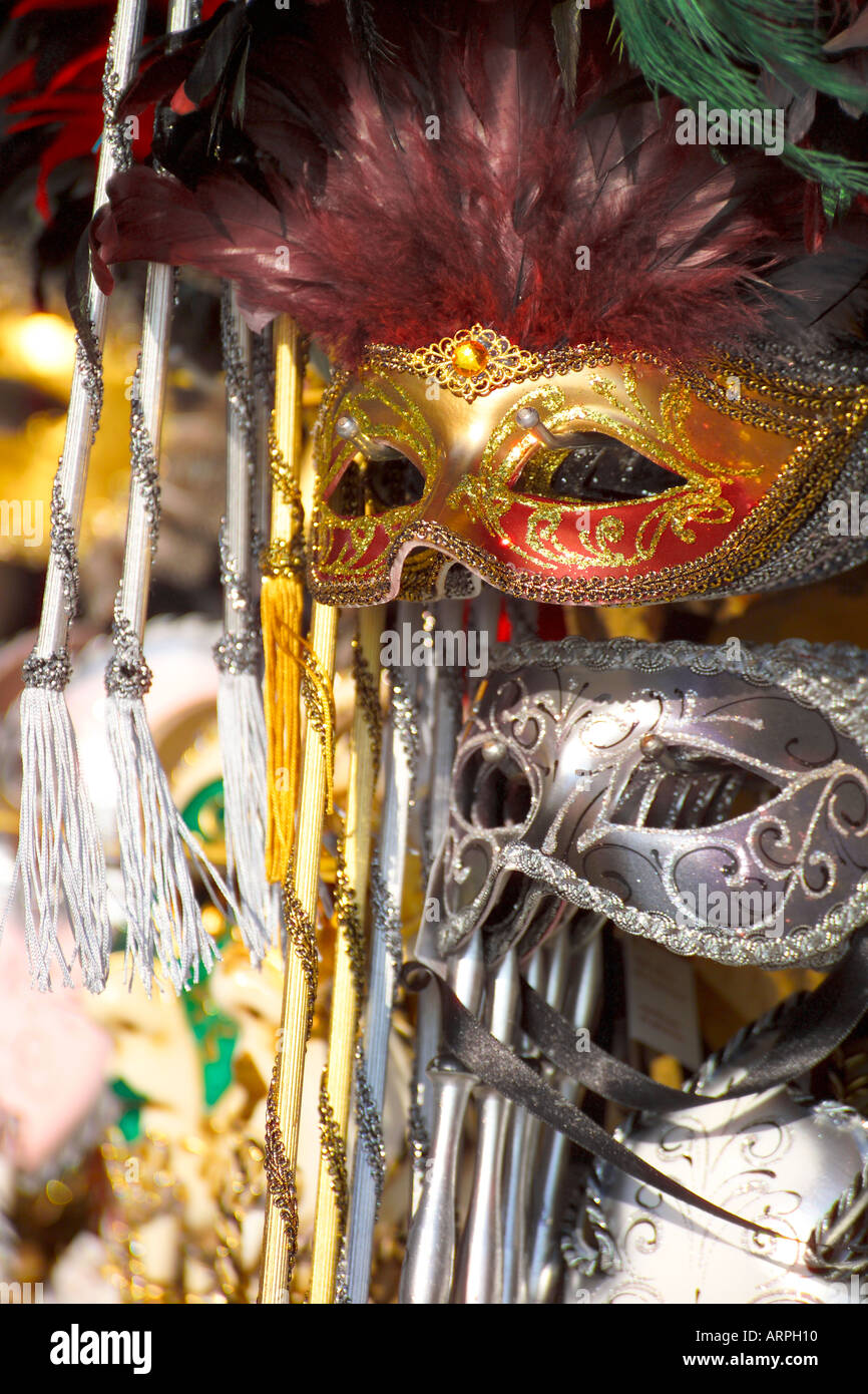 Italien Venedig Karnevalsmasken Stockfoto